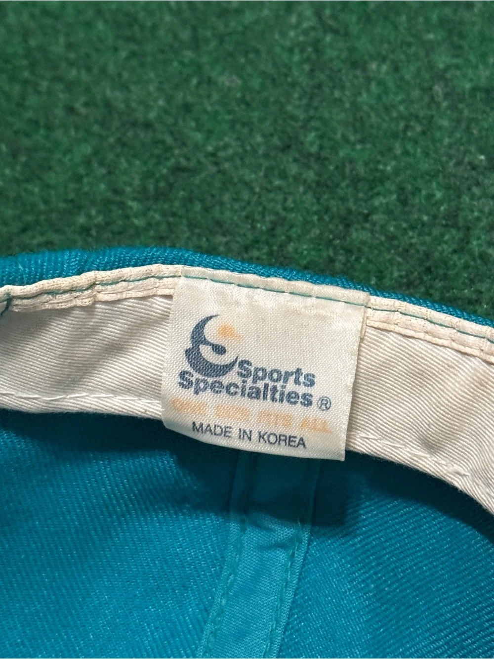 Charlotte Hornets Script Sports Specialties Snapback Vintage Hat 90s Wool NBA